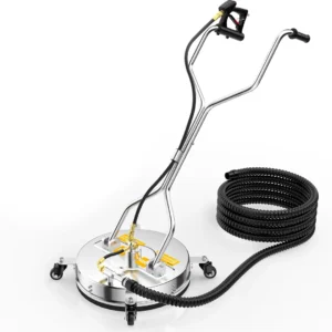 stainless steel pressure washer surface cleaner with water recovery system